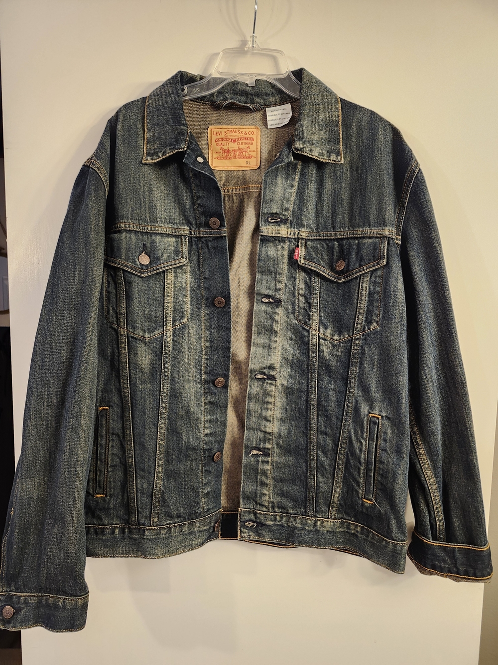 Levi's Distressed Blue Denim Jacket